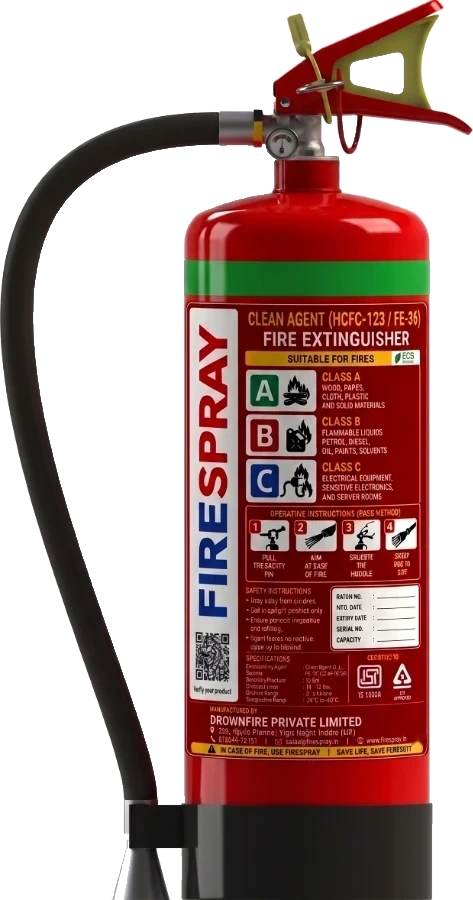 FireSpray clean agent fire extinguisher