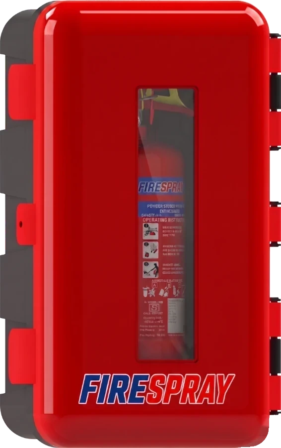FireSpray fire extinguisher box