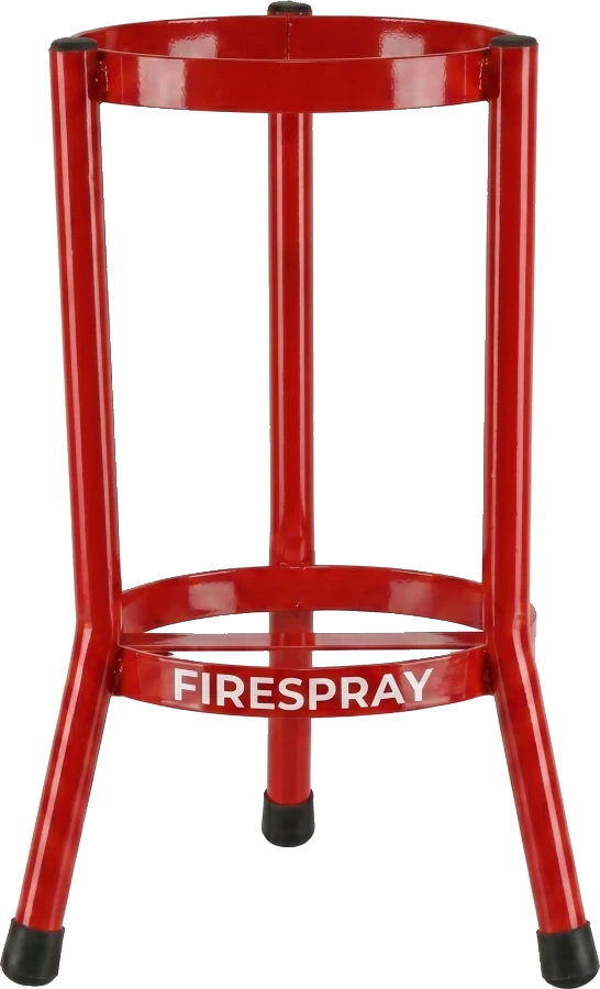 FireSpray red fire extinguisher floor stand